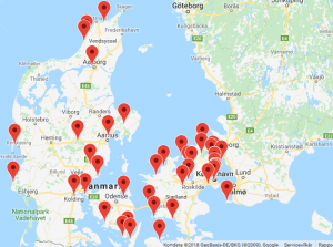 Trænger du til at komme ud at gå, så zoom ind på Danmarkskortet.