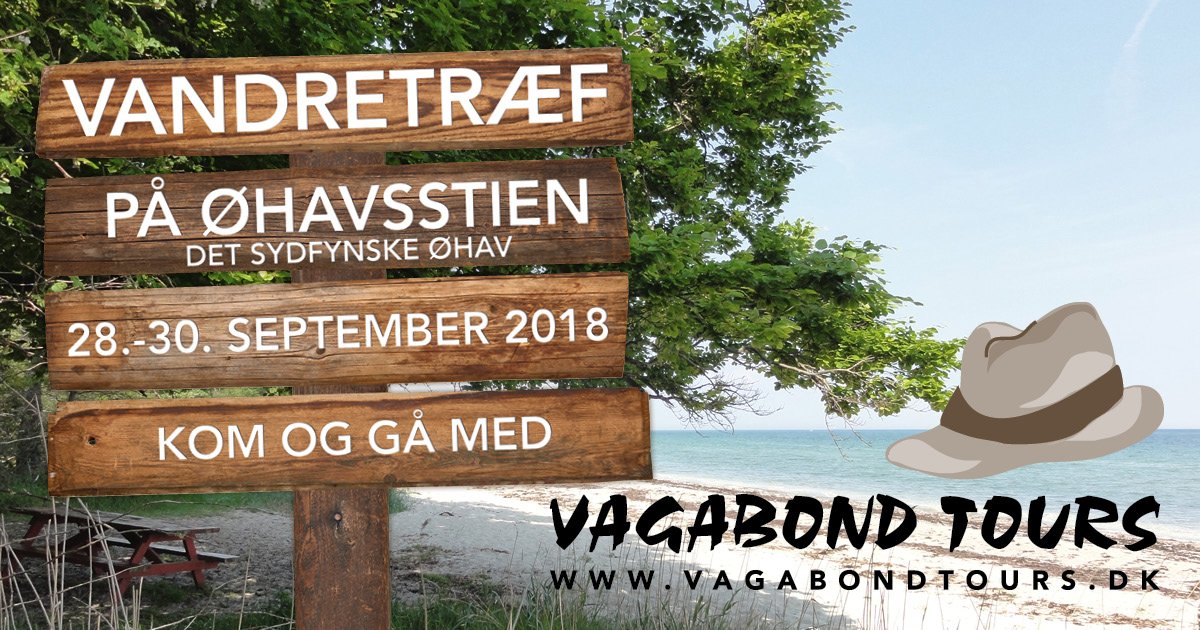 Vandretræf på Sydfyn - DVL Vagabond Tours' årlige vandretræf går i år Det Sydfynske Øhav. Skal du med på Øhavsstien september?