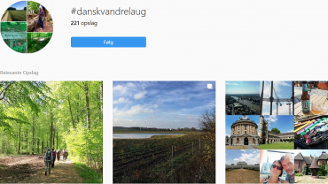 Følg #danskvandrelaug på Instagram