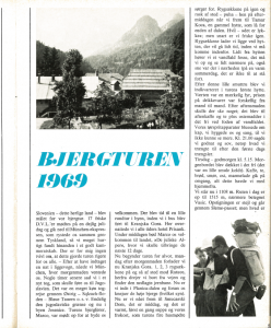 Første del af Bjergturen 1969