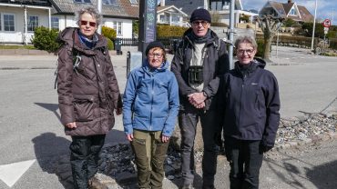 Østsjællandsgruppen er styre af fire dedikerede turledere. Det er Karen i den lyseblå jakke. Foto Privat