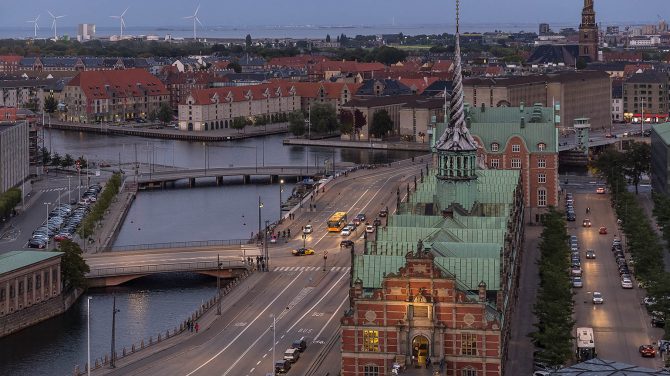 København fra Christiansborg. Foto Lars Gundersen, lars-g.com