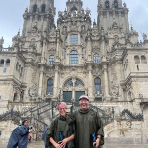 Dagny og Jens Peter Nørgaard i Santiago. Foto privat