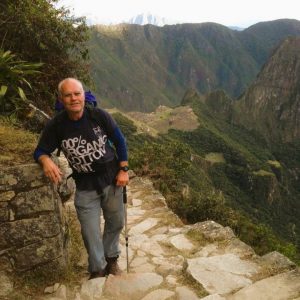 Jesper Mørup Schlütter på vandretur i Peru. Foto privat
