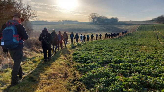 FK22 Høve-Højderygstien Østjyderup med Vestsjælland Afd. Foto Jytte Nielsen