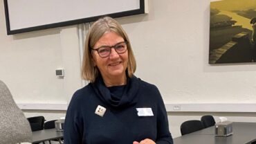 Dorrit Christensen lige efter at hun er blevet valgt som formand for DVL. Foto Ulla Jeppsson