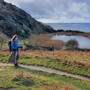 Marie Til fods på Bornholm. Foto Torben Lau Florin