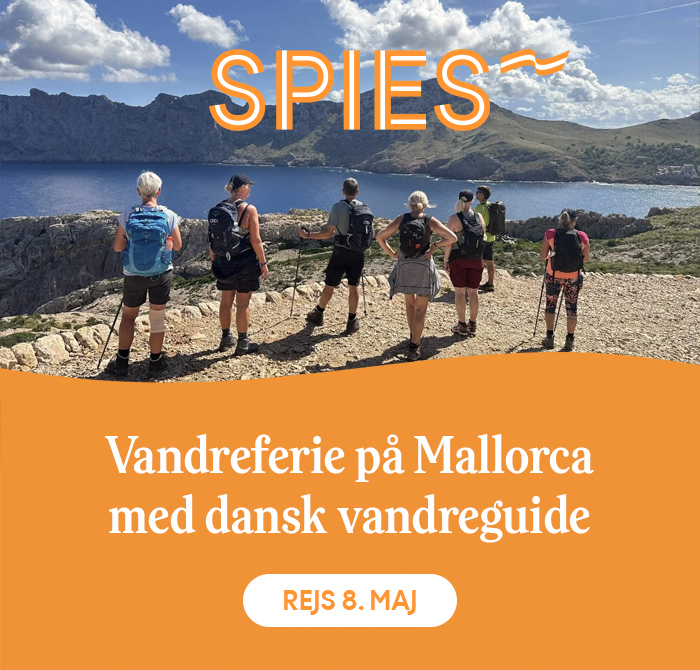 Vandreferie med Spies på Mallorca