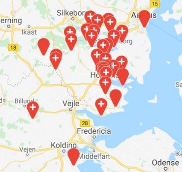google map Horsens turkort - rektangel