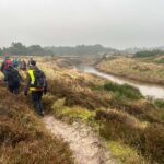 DVL vandretur 4. december 2025. Henne Mølleå – en del af Vestkyststien. Fra ruten kl. 10.25.