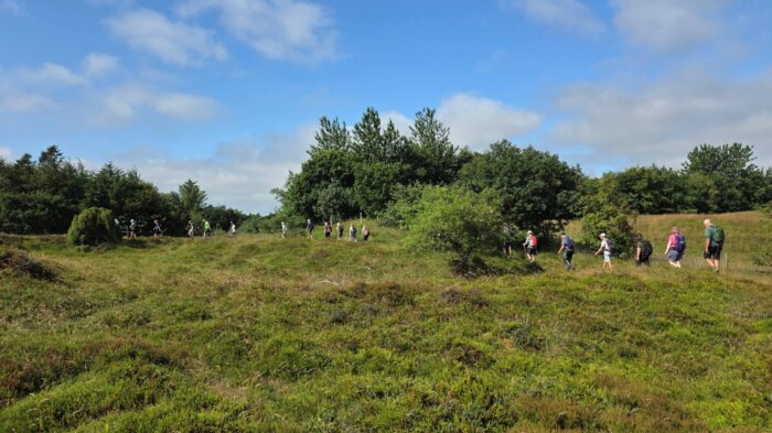 DVL vandretur 12. juli 2026. Rundvandrevej Ørnhøj. Fra turen kl. 10.22.