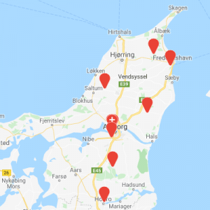 DVL Aalborgs ture på Google Maps